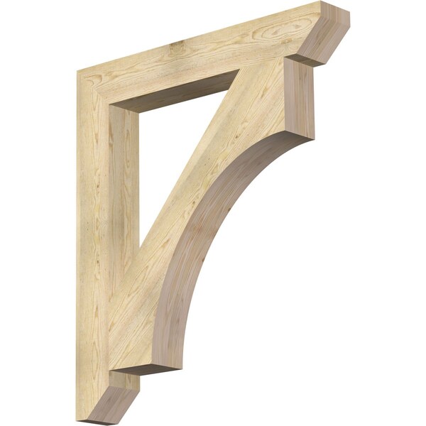 Ekena Millwork Westlake Slat Rough Sawn Bracket, Douglas Fir, 6"W x 42"D x 48"H BKT06X42X48WTL06RDF - main